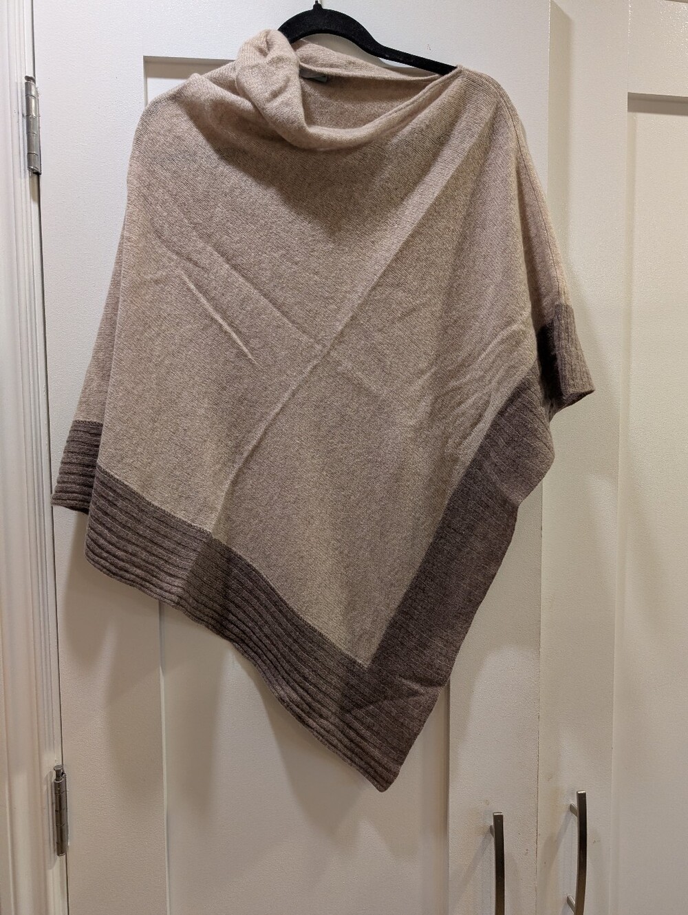 Wool/Cashmere Poncho,Topper O/S